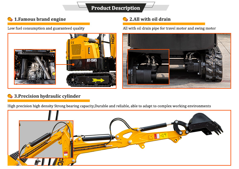 HT-15KS mini excavator