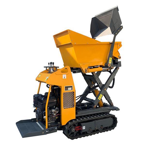 Industrial Maneuverable Gasoline Engine Drive Mini Dumper