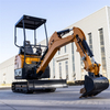 Zero Tail Swing Reliable Crawler Mini Excavator