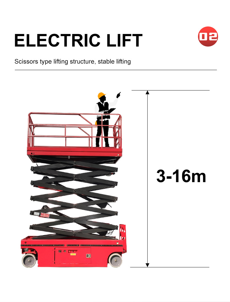 Self-propelled scissor lift platform