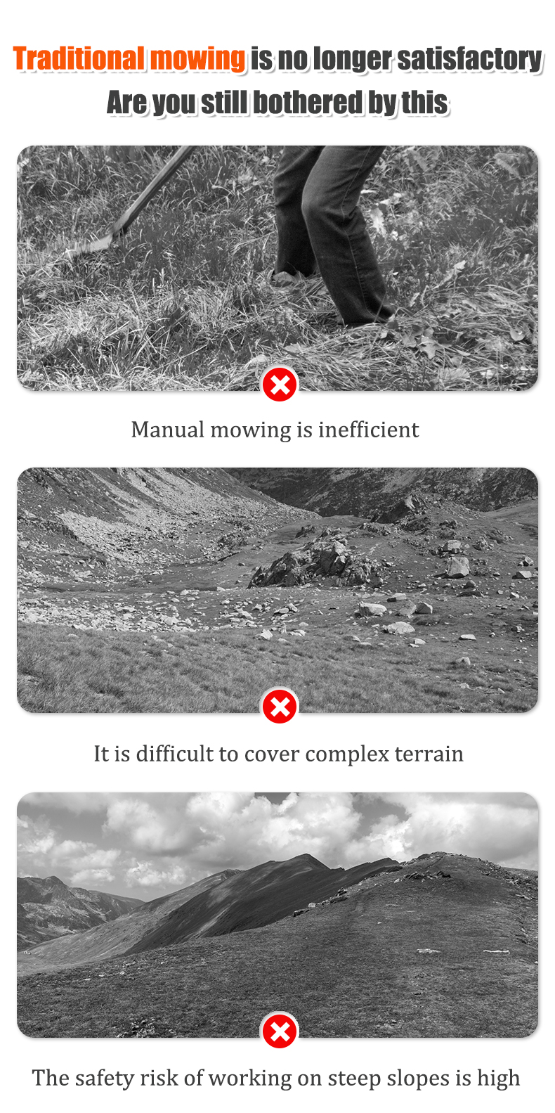  HTM1200 Intelligent Remote-Controlled Lawn Mower