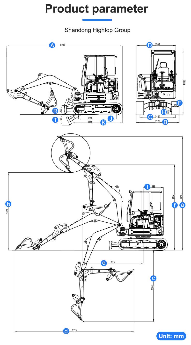 HT40 Mini Excavator 