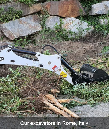 HT08 Mini Excavator Application Case