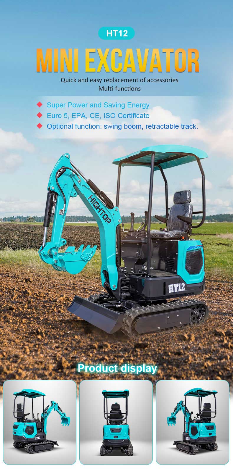 HT12 Mini Excavator 