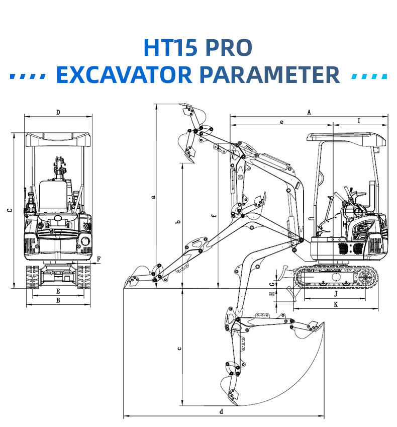 HT15pro Mini Excavator