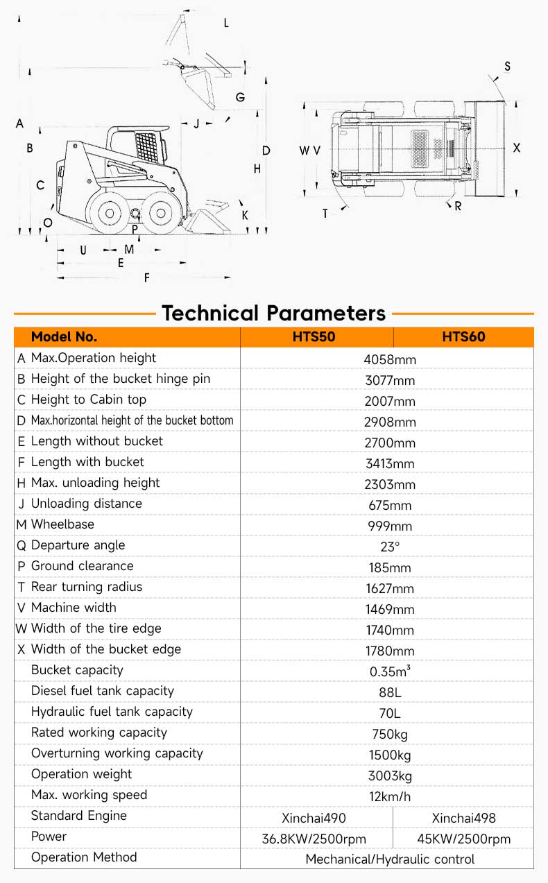 HTS50 Skid Steer Loader 