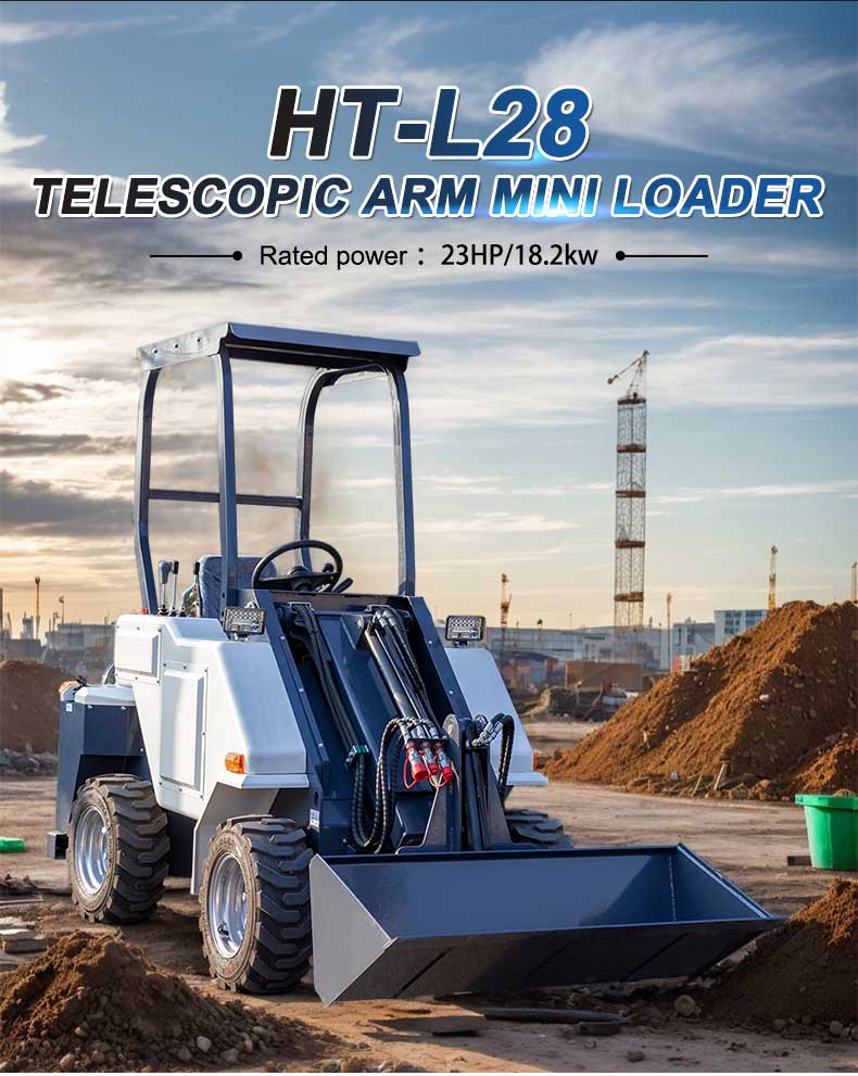 HT-L28 Telescopic Boom Mini Loader 