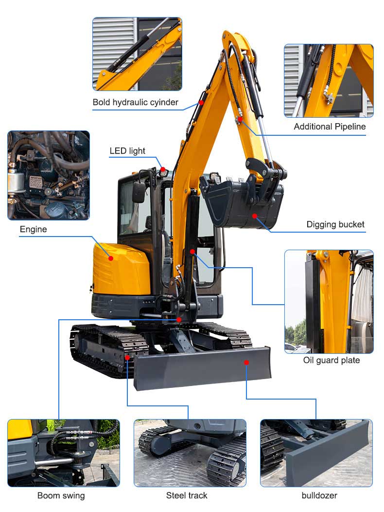 HT40 Mini Excavator 