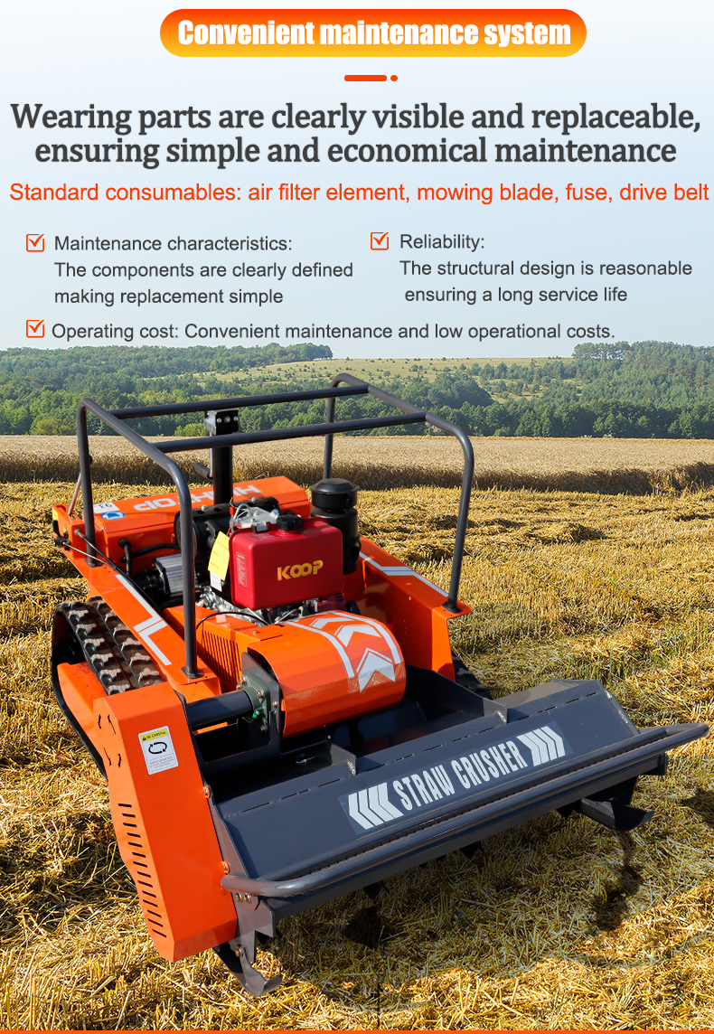  HTM1200 Intelligent Remote-Controlled Lawn Mower