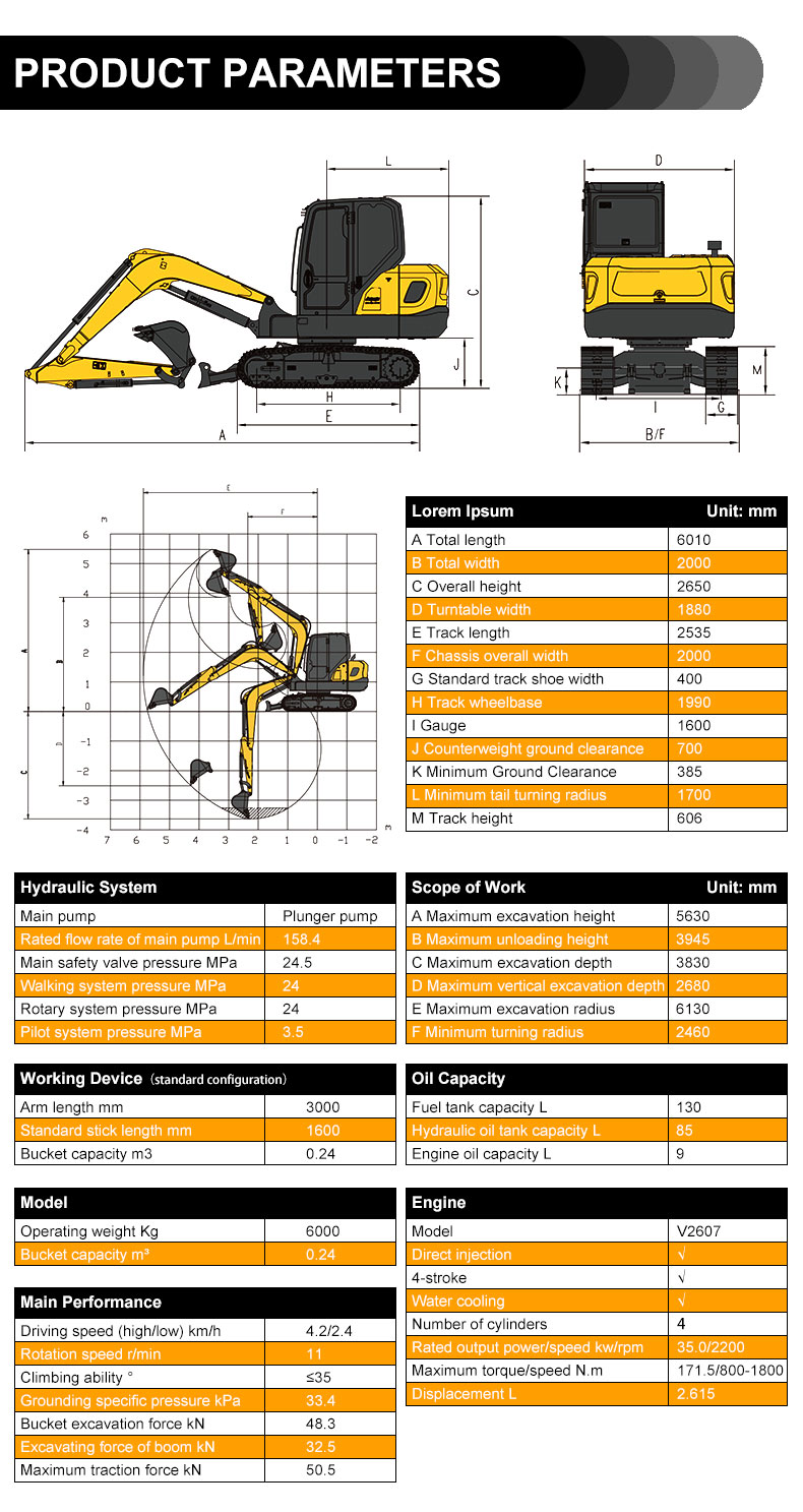 HT60Pro Hydraulic Excavator