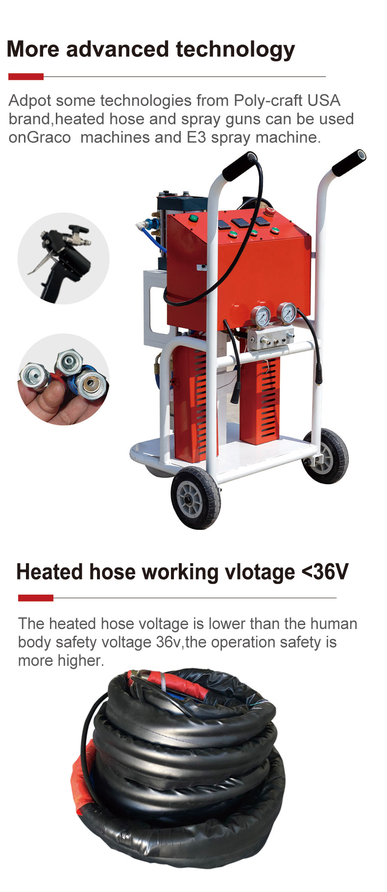 CNMC-E4 Pneumatic Polyurethane Spray Foam Machine