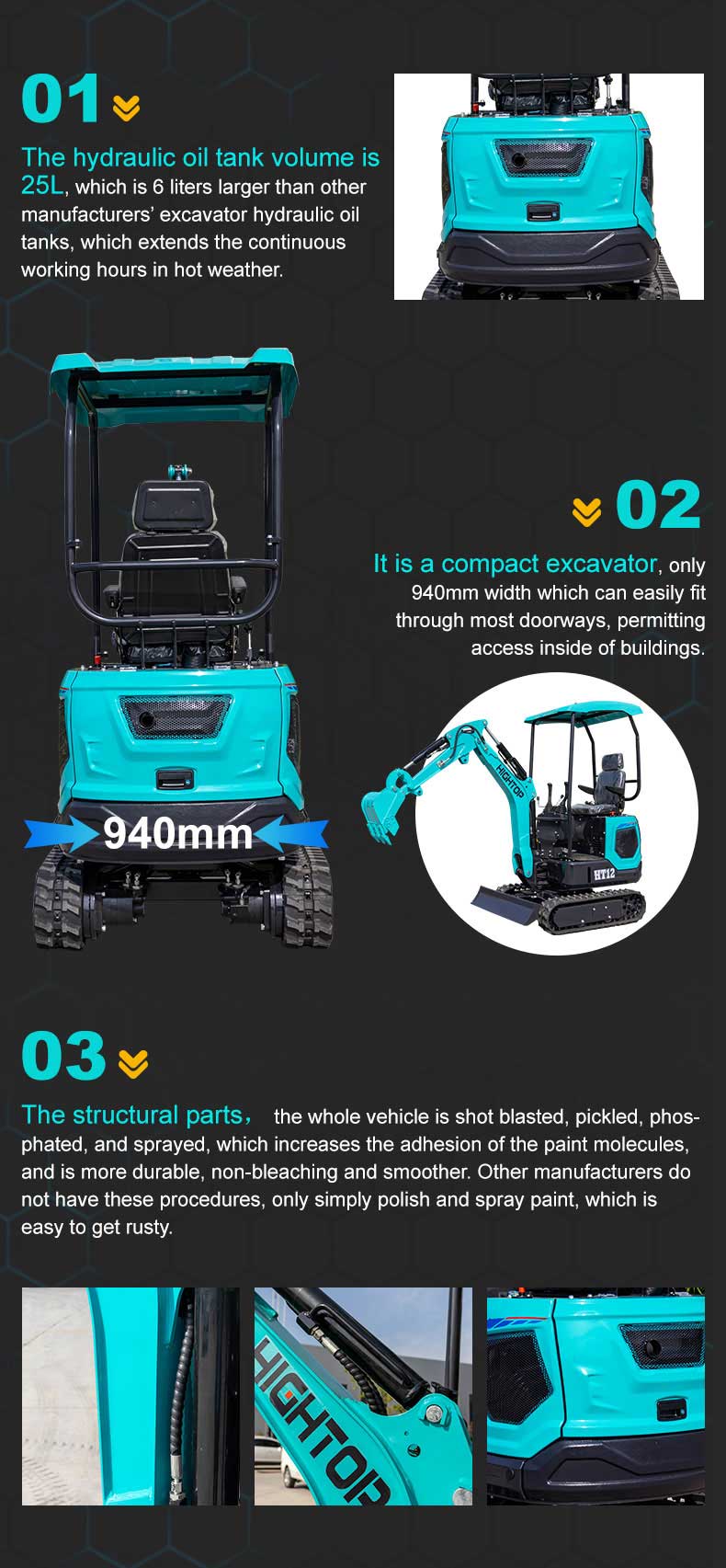 HT12 Mini Excavator 