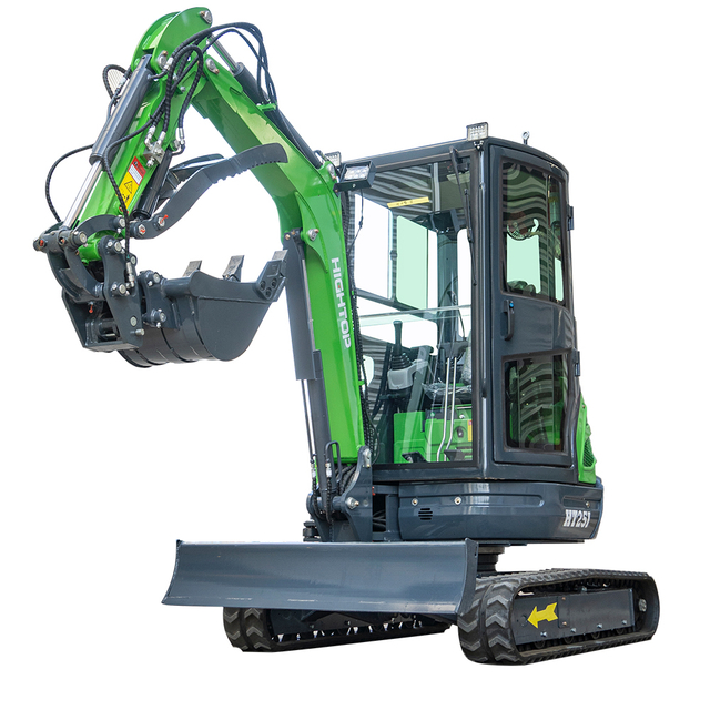 HT25J 2.5 Ton Mini Excavator | Cab/Canopy Optional, Kubota/Quanchai Engine, 30% Climbing
