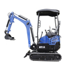 HT-16 Mini Excavator | 1.6 Ton, 2050mm Digging Depth, Attachments Included