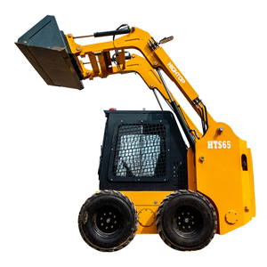 HTS65 Wheel Skid Steer Loader | 900kg Rated Load, Yanmar 49.9kW Engine, Compact Mini Skid Loader